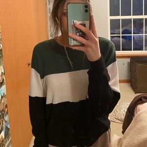 hollister color block shirt